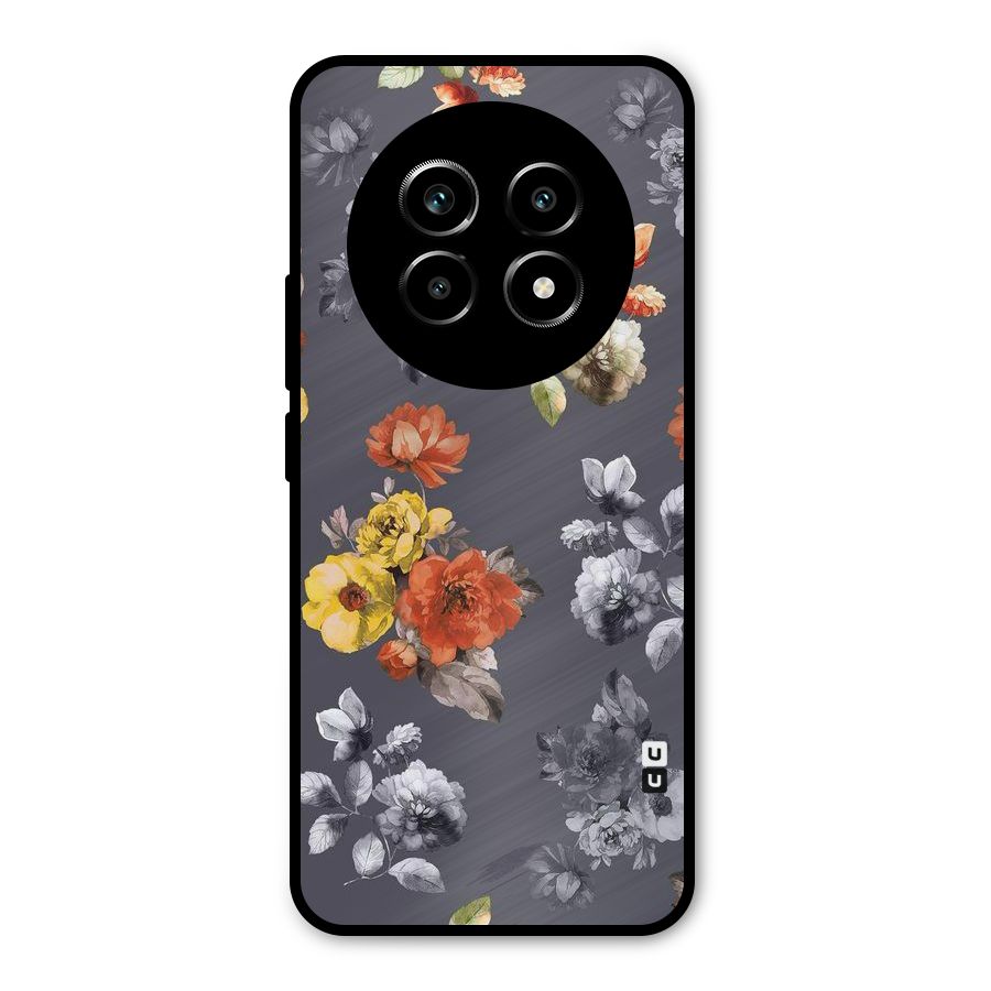 Beauty Art Bloom Metal Back Case for Realme 13 Pro