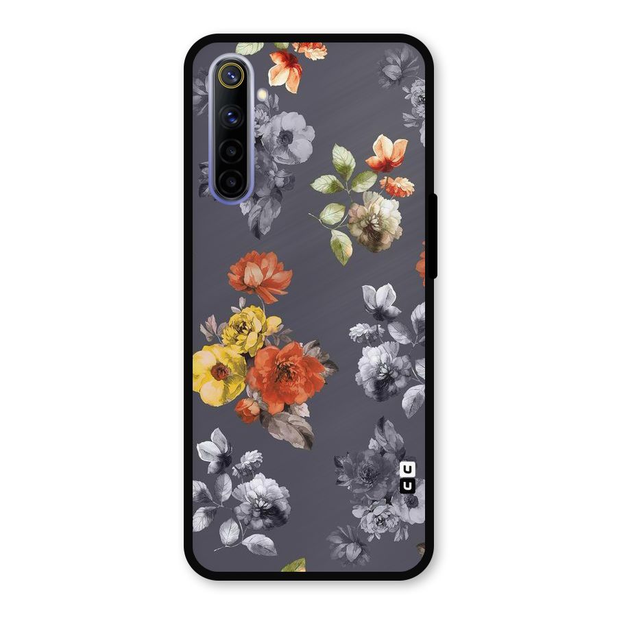 Beauty Art Bloom Metal Back Case for Realme 6i