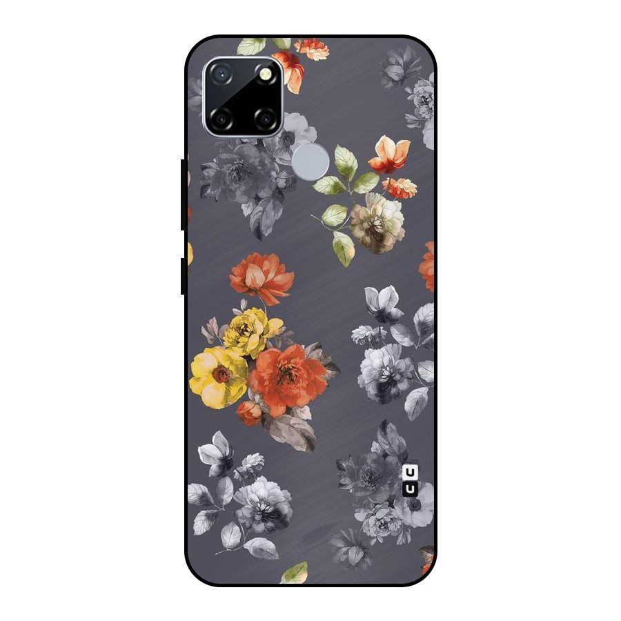 Beauty Art Bloom Metal Back Case for Realme Narzo 20
