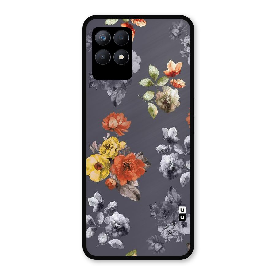Beauty Art Bloom Metal Back Case for Realme Narzo 50