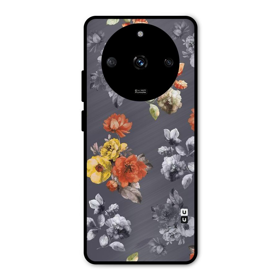 Beauty Art Bloom Metal Back Case for Realme Narzo 60 5G