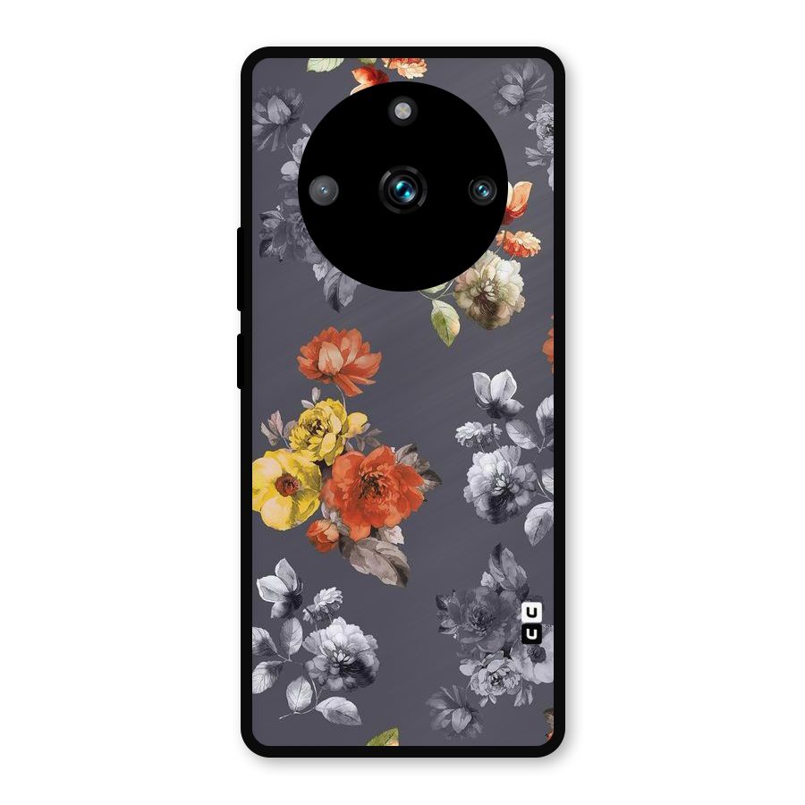 Beauty Art Bloom Metal Back Case for Realme Narzo 60 Pro