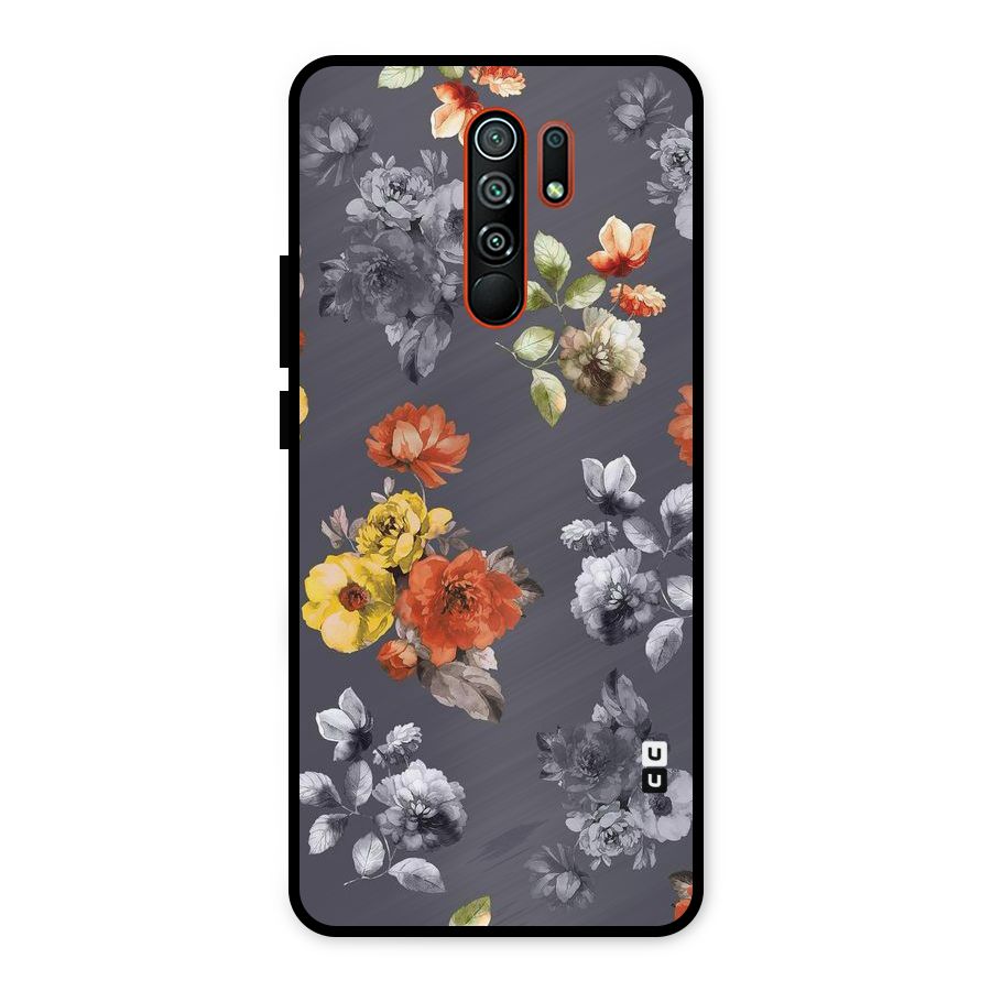 Beauty Art Bloom Metal Back Case for Redmi 9 Prime