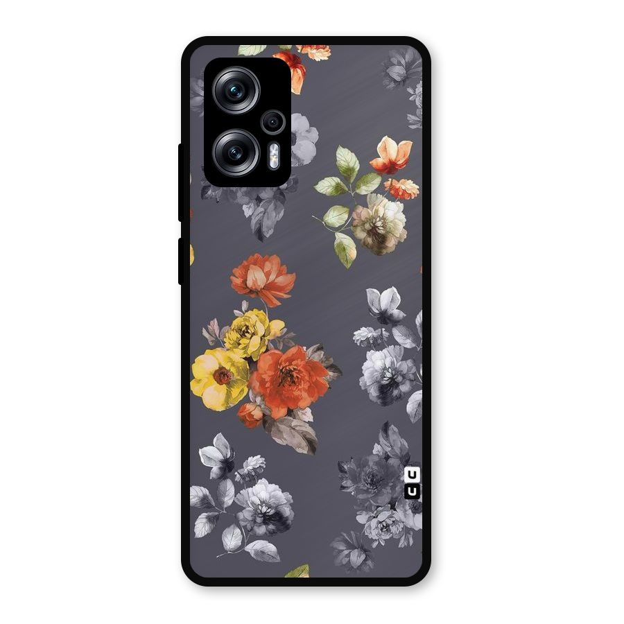 Beauty Art Bloom Metal Back Case for Redmi K50i