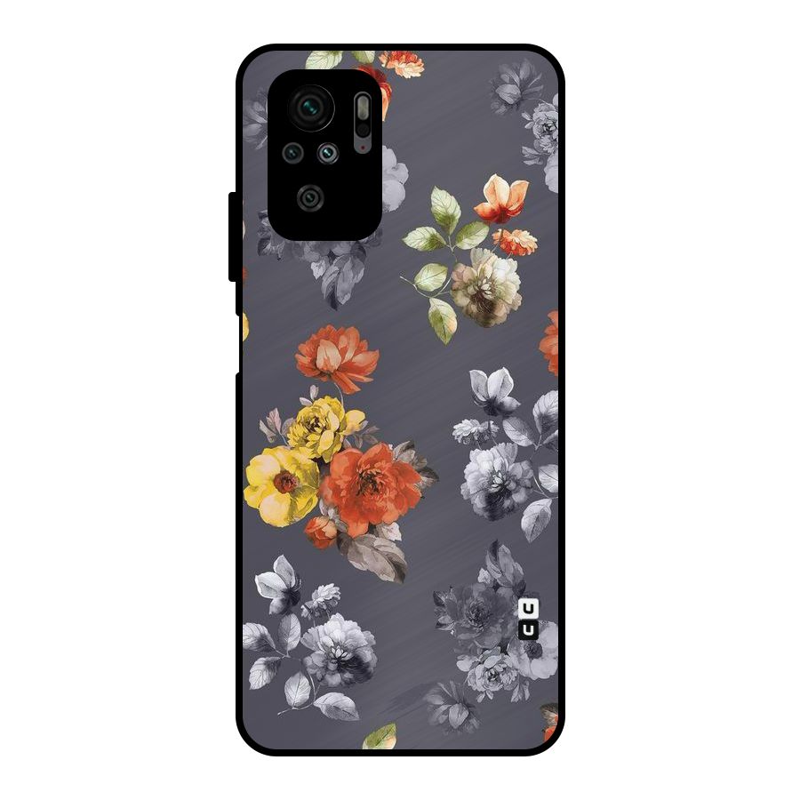Beauty Art Bloom Metal Back Case for Redmi Note 10S