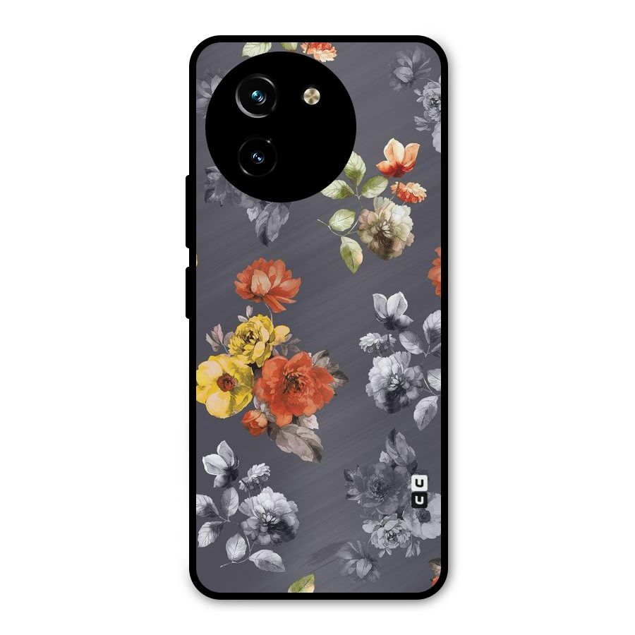 Beauty Art Bloom Metal Back Case for Vivo T3x