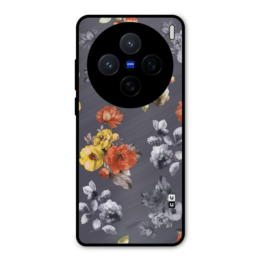 Beauty Art Bloom Metal Back Case for Vivo X200
