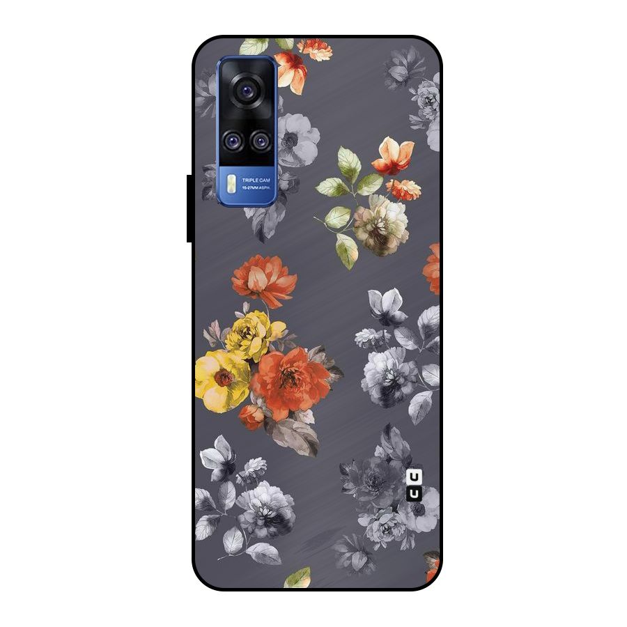 Beauty Art Bloom Metal Back Case for Vivo Y51