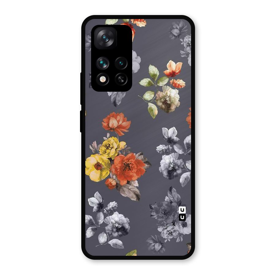 Beauty Art Bloom Metal Back Case for Xiaomi 11i Hypercharge 5G