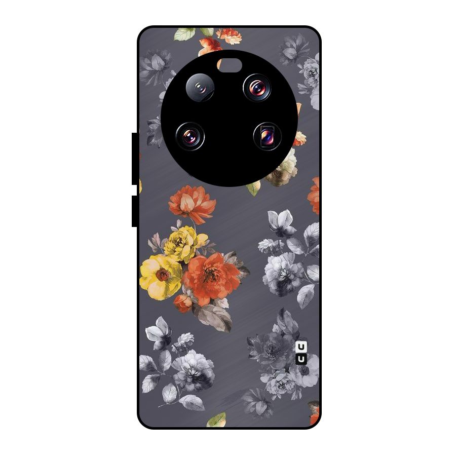 Beauty Art Bloom Metal Back Case for Xiaomi 13 Ultra