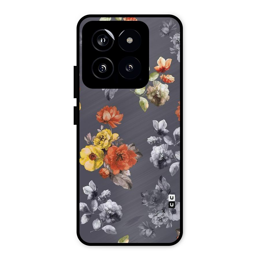 Beauty Art Bloom Metal Back Case for Xiaomi 14