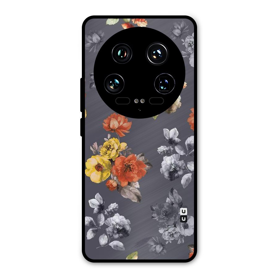 Beauty Art Bloom Metal Back Case for Xiaomi 14 Ultra