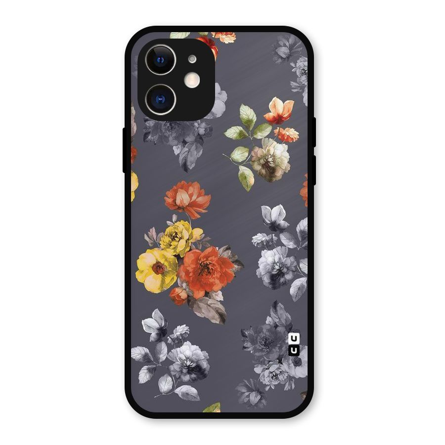 Beauty Art Bloom Metal Back Case for iPhone 12
