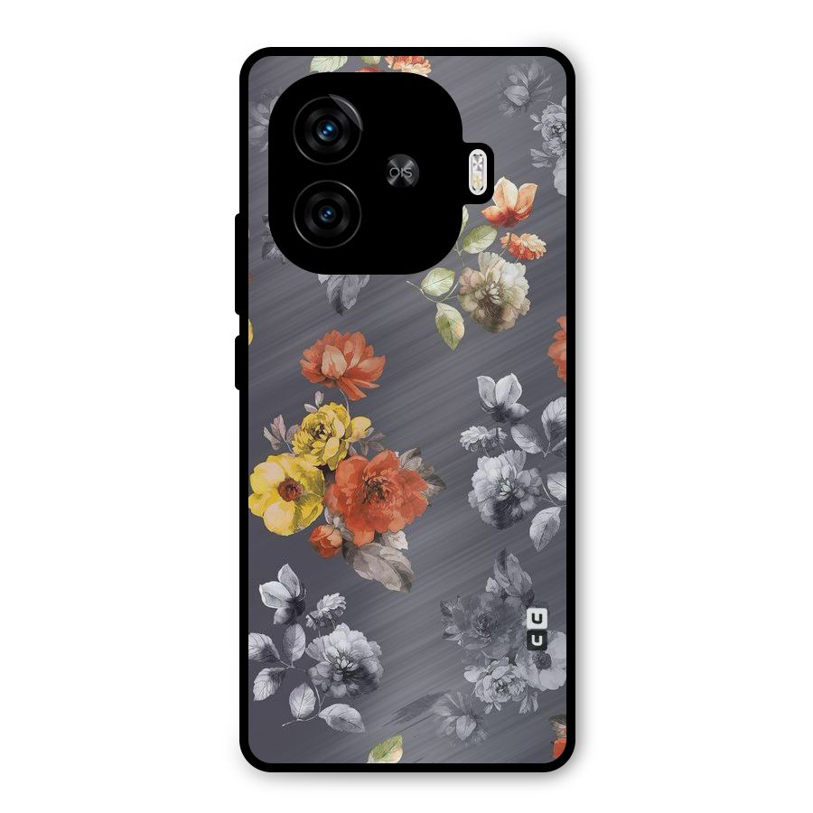 Beauty Art Bloom Metal Back Case for iQOO Neo 10R