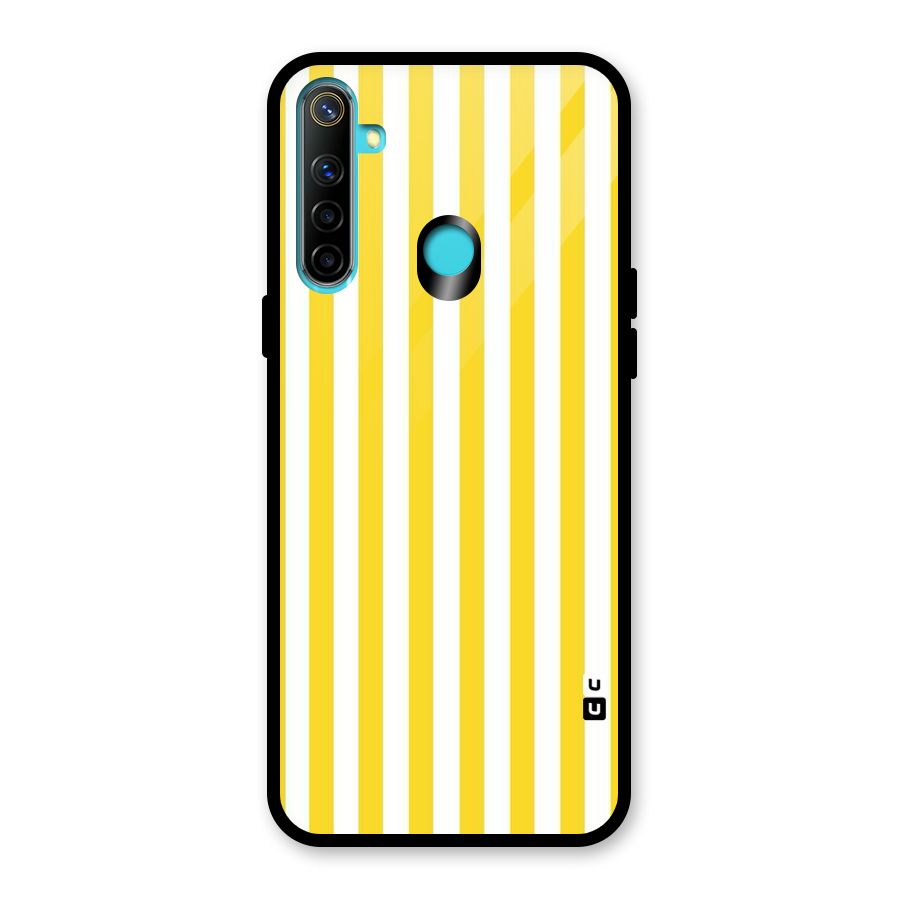 Beauty Color Stripes Glass Back Case for Realme 5i
