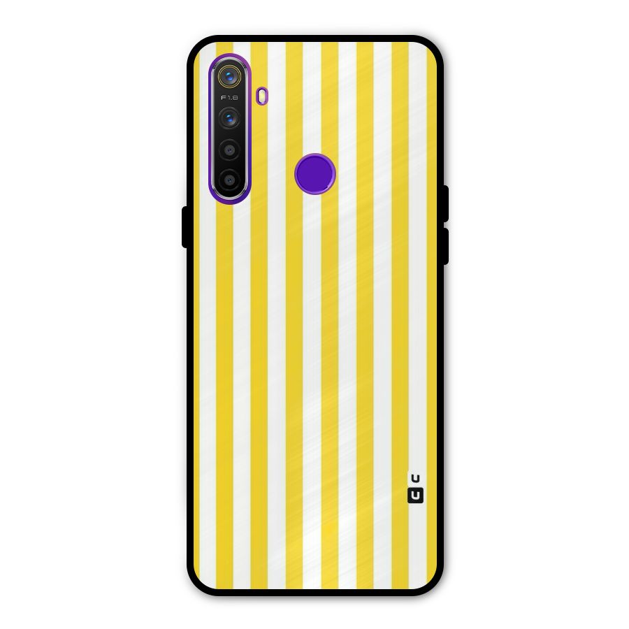 Beauty Color Stripes Glass Back Case for Realme 5s