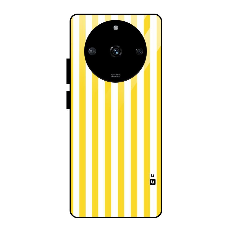 Beauty Color Stripes Glass Back Case for Realme Narzo 60 5G