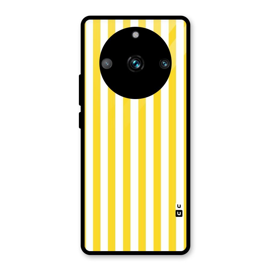 Beauty Color Stripes Glass Back Case for Realme Narzo 60 Pro