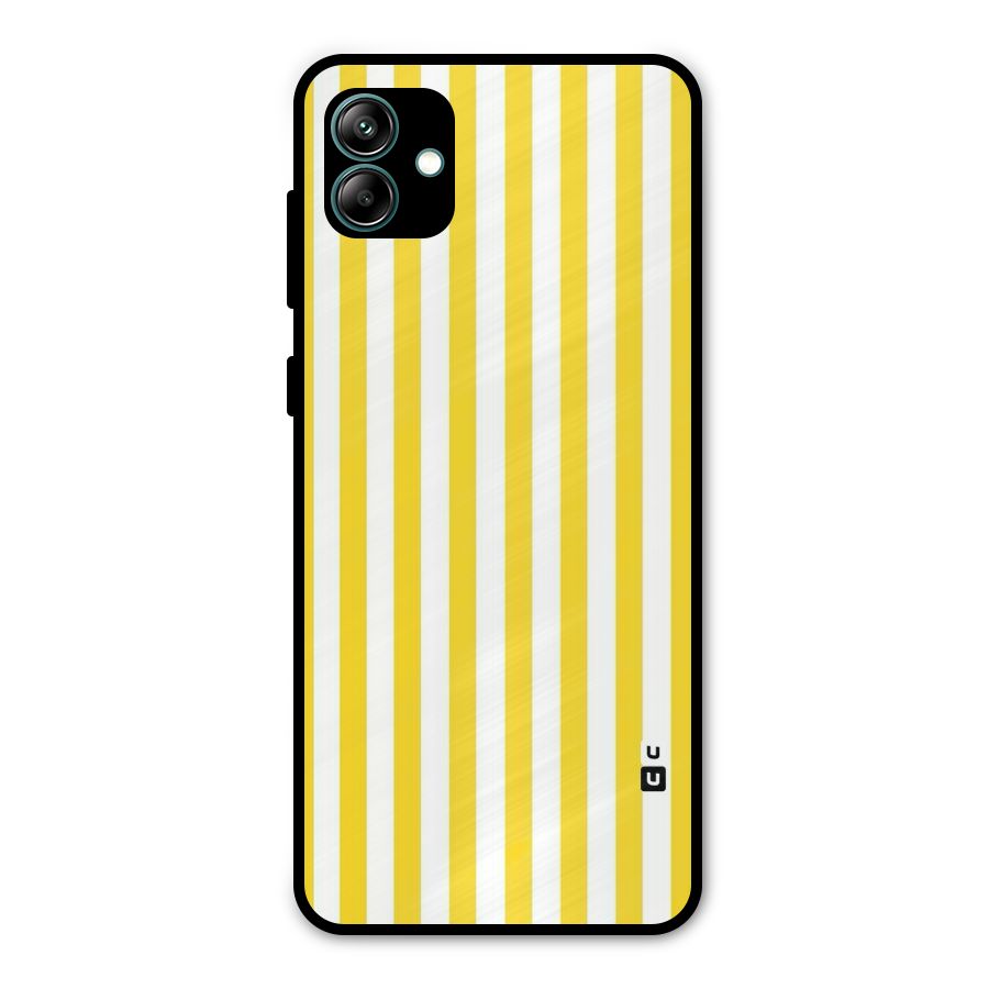 Beauty Color Stripes Metal Back Case for Galaxy A04