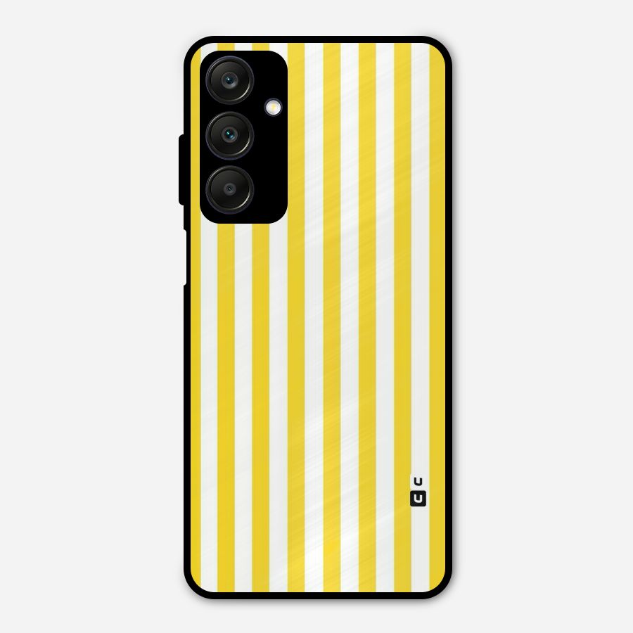 Beauty Color Stripes Metal Back Case for Galaxy A25 5G