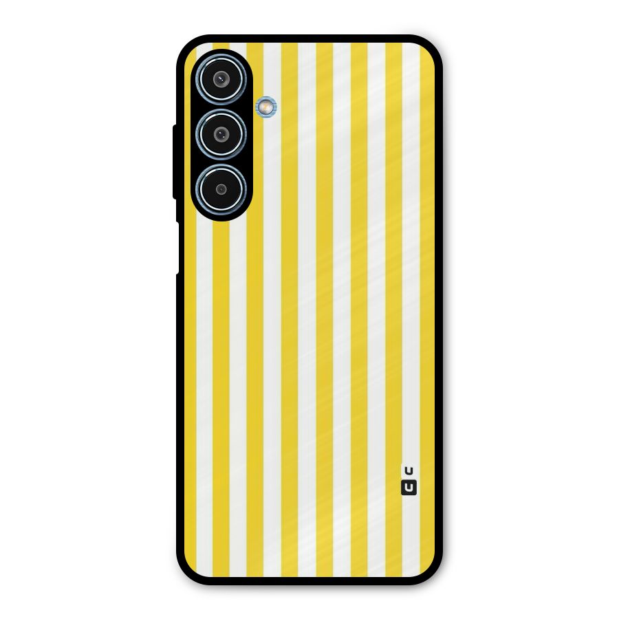 Beauty Color Stripes Metal Back Case for Galaxy M35