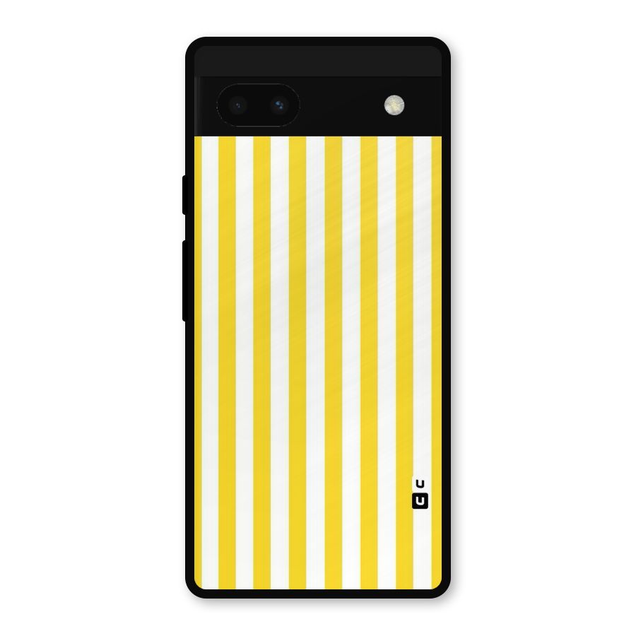 Beauty Color Stripes Metal Back Case for Google Pixel 6a