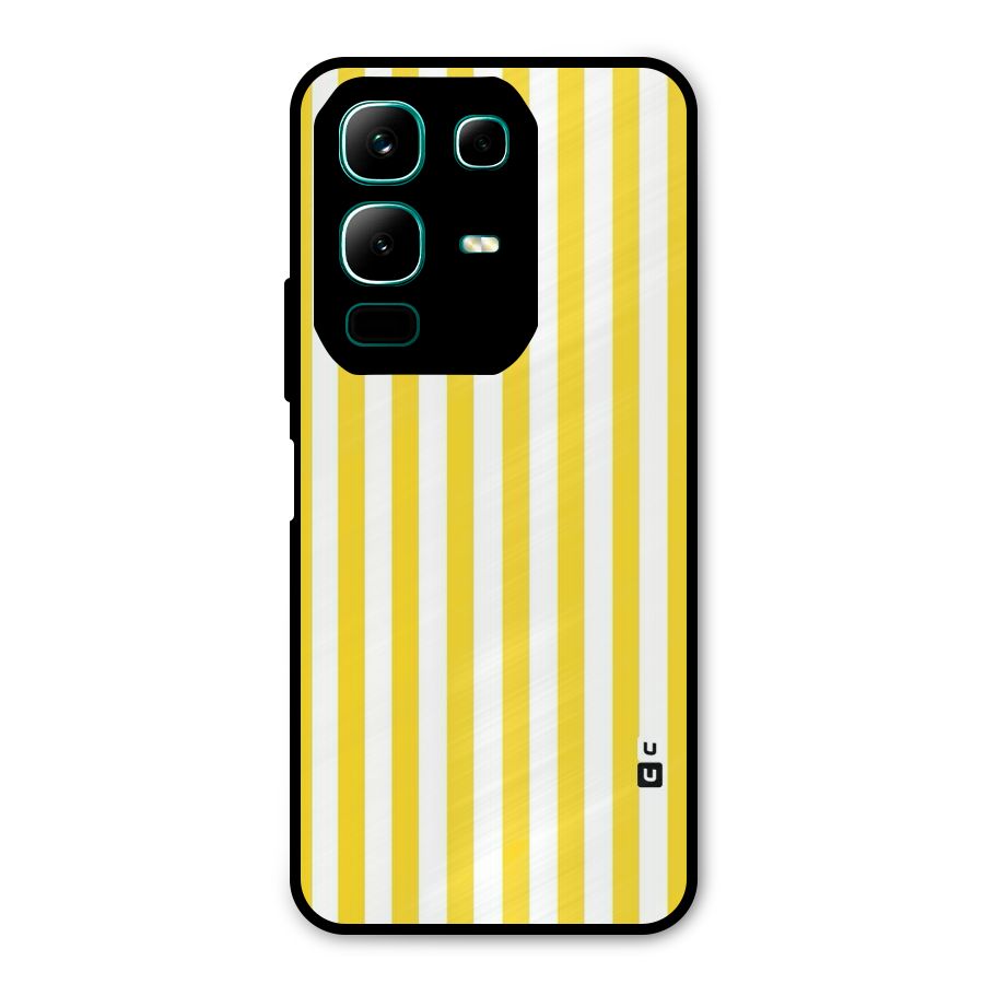 Beauty Color Stripes Metal Back Case for Infinix Note 50x