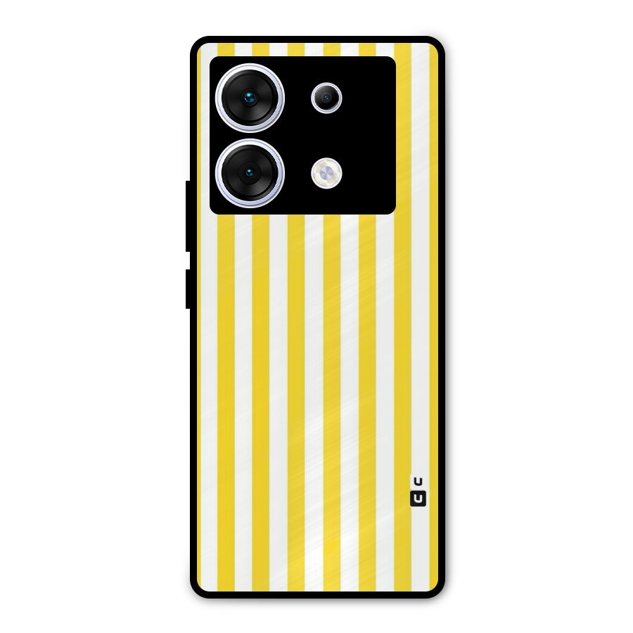 Beauty Color Stripes Metal Back Case for Infinix Zero 30 5G