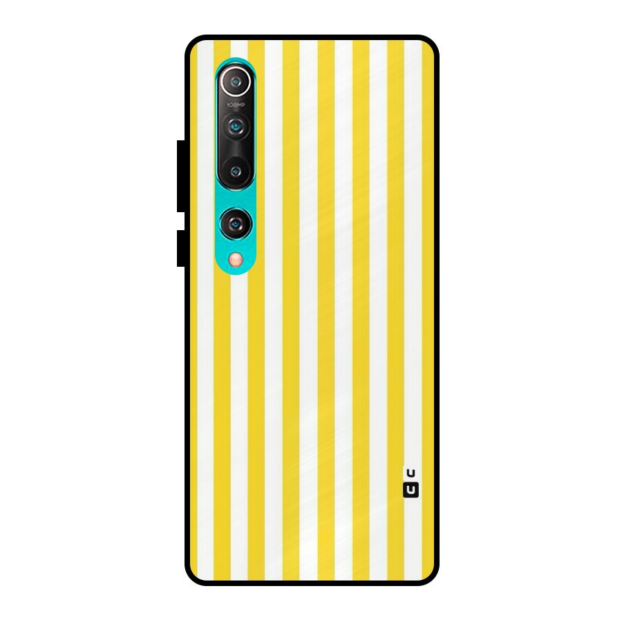Beauty Color Stripes Metal Back Case for Mi 10