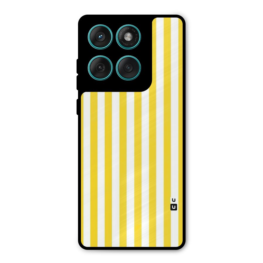 Beauty Color Stripes Metal Back Case for Motorola Edge 60 Fusion