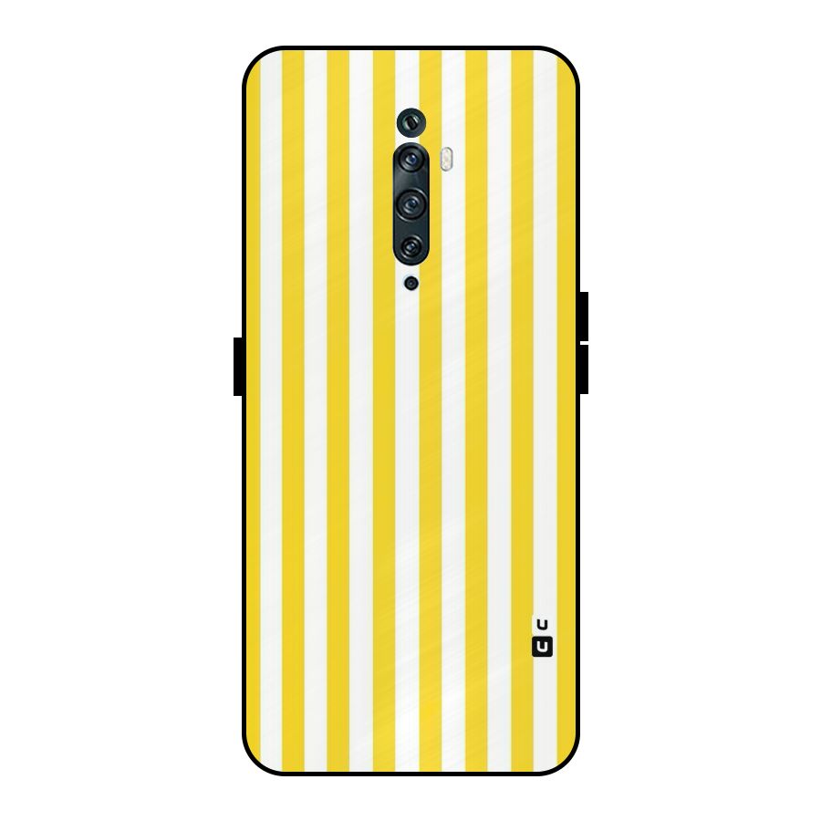 Beauty Color Stripes Metal Back Case for Oppo Reno2 Z