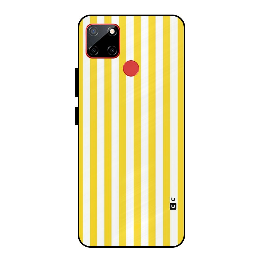 Beauty Color Stripes Metal Back Case for Realme C12