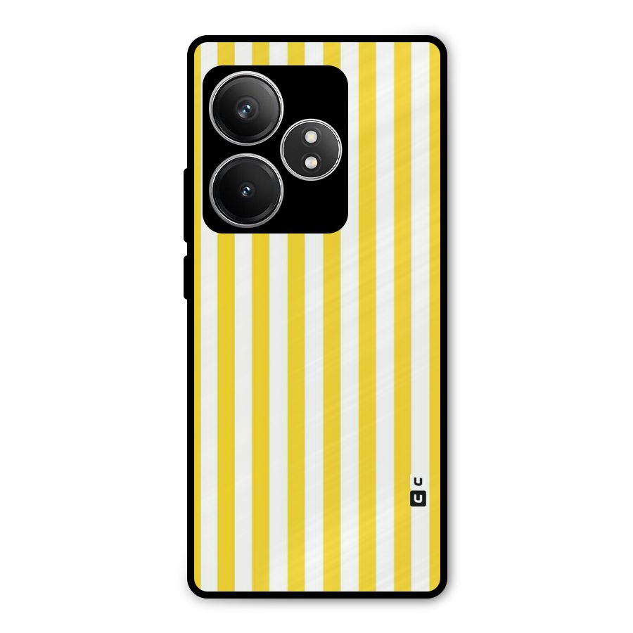 Beauty Color Stripes Metal Back Case for Realme GT 6T