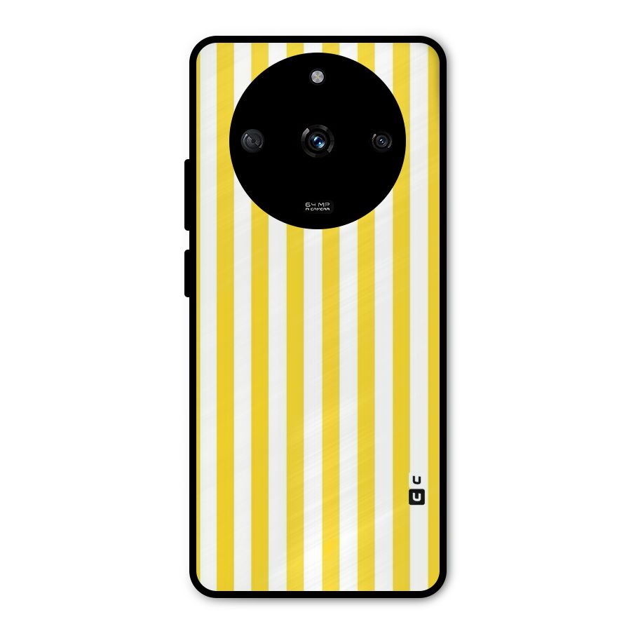Beauty Color Stripes Metal Back Case for Realme Narzo 60 5G