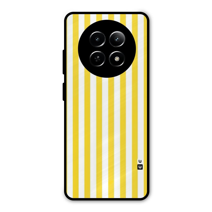 Beauty Color Stripes Metal Back Case for Realme Narzo N65