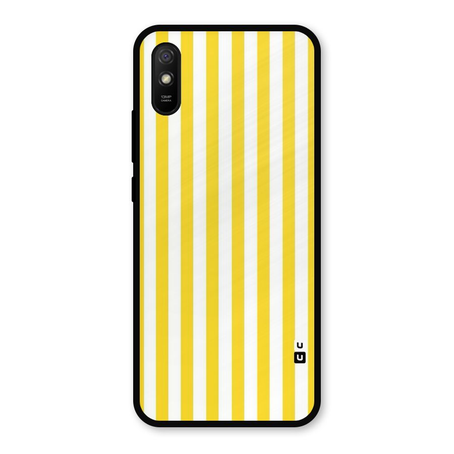 Beauty Color Stripes Metal Back Case for Redmi 9i