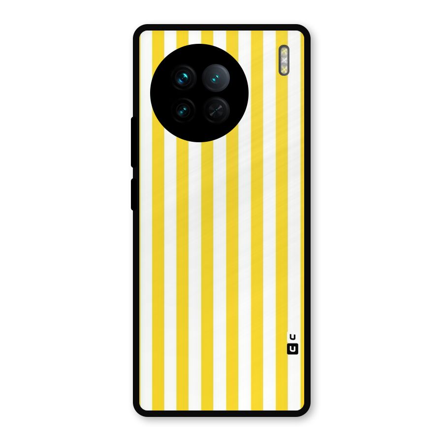 Beauty Color Stripes Metal Back Case for Vivo X90