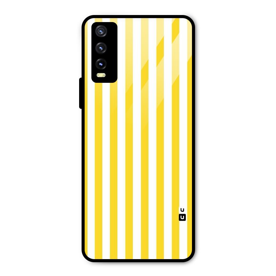 Beauty Color Stripes Metal Back Case for Vivo Y20