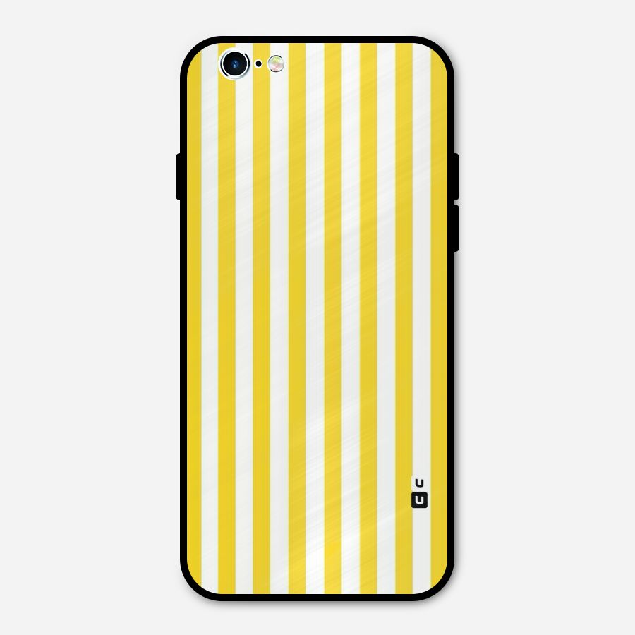 Beauty Color Stripes Metal Back Case for iPhone 6 6s