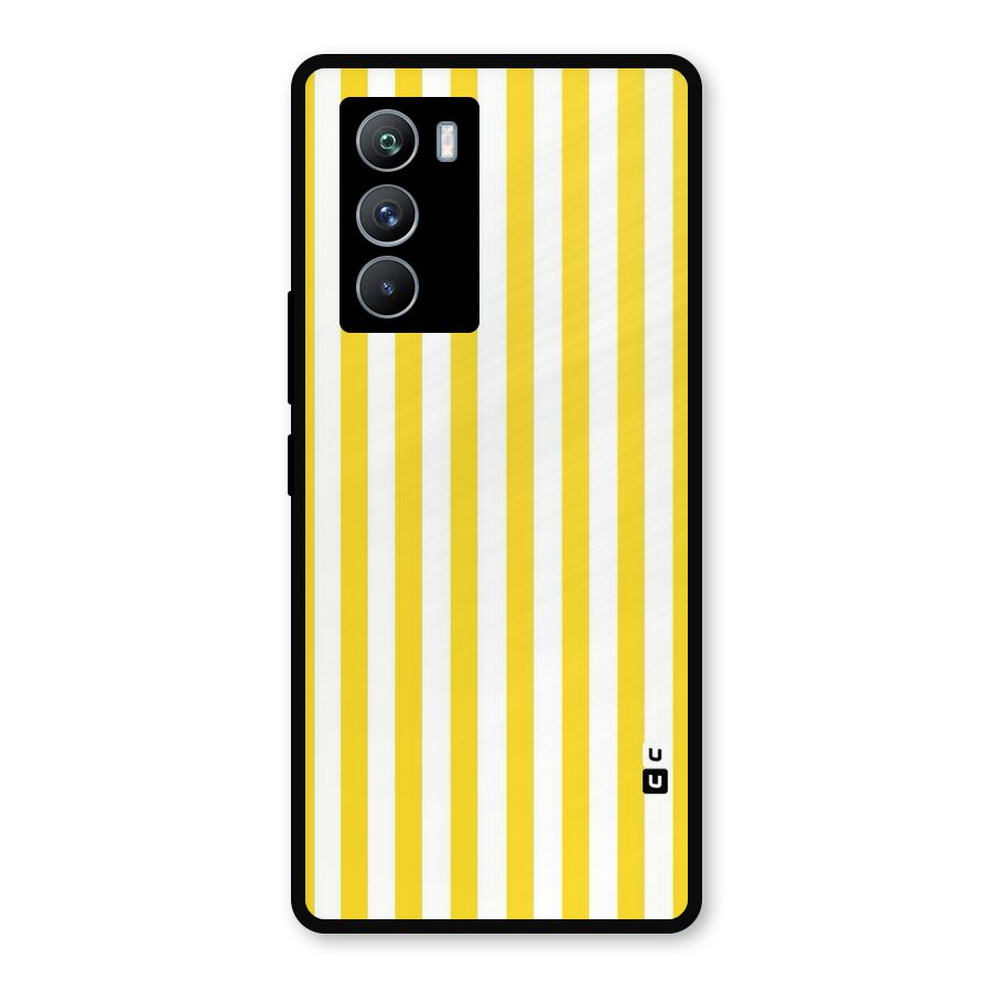 Beauty Color Stripes Metal Back Case for iQOO 9 SE