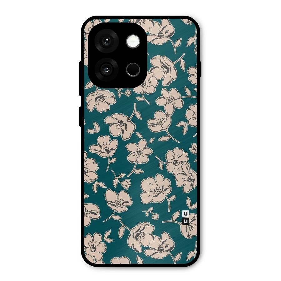 Beauty Green Bloom Metal Back Case for OnePlus 13s