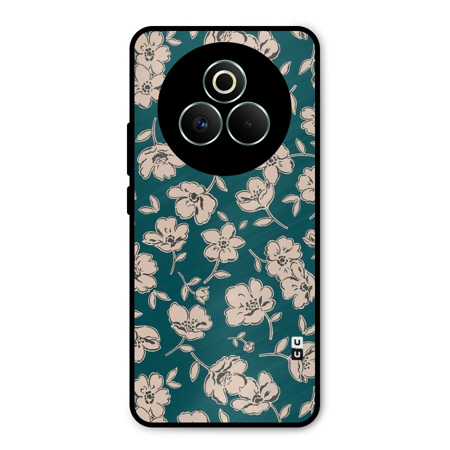 Beauty Green Bloom Metal Back Case for Realme P3 Pro