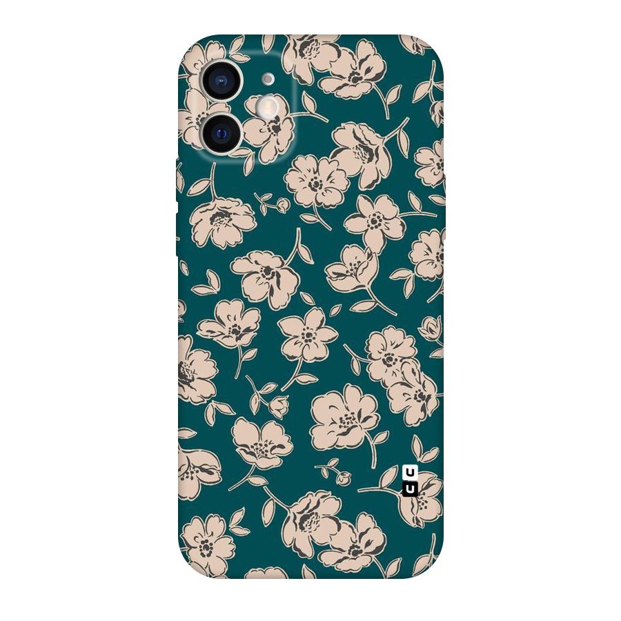 Beauty Green Bloom Original Polycarbonate Back Case for iPhone 12