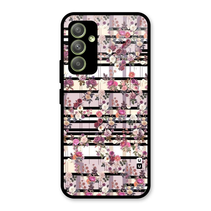 Beauty In Floral Glass Back Case for Galaxy A54