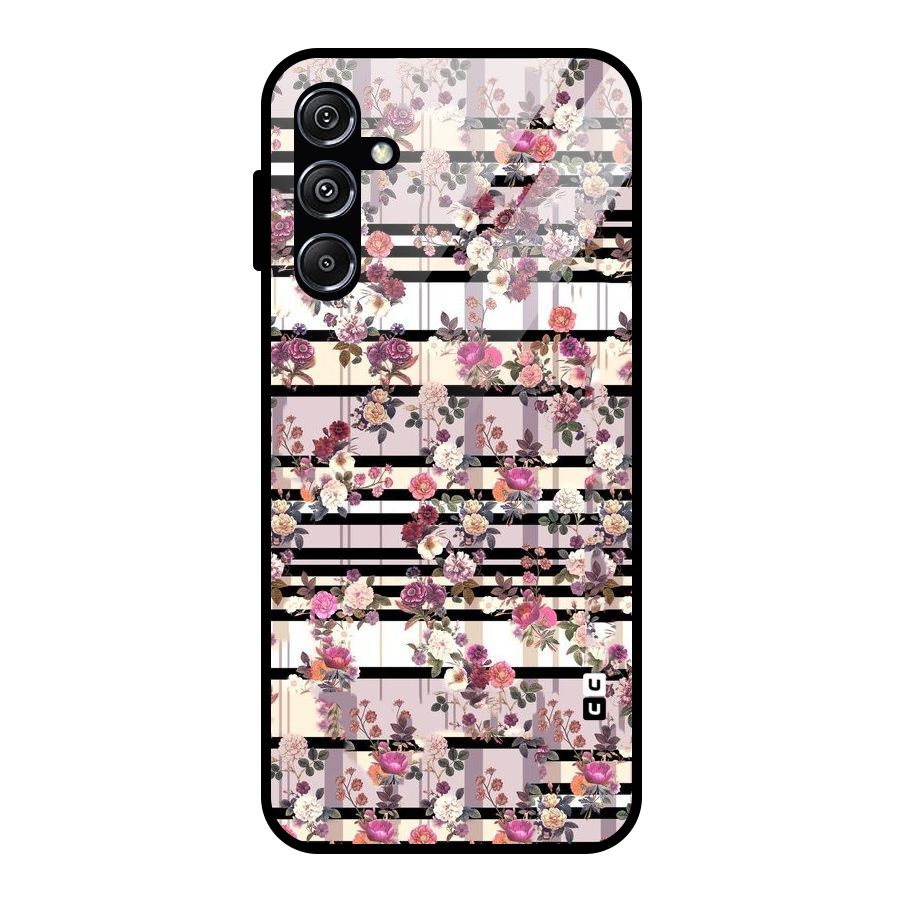 Beauty In Floral Glass Back Case for Galaxy M34 5G