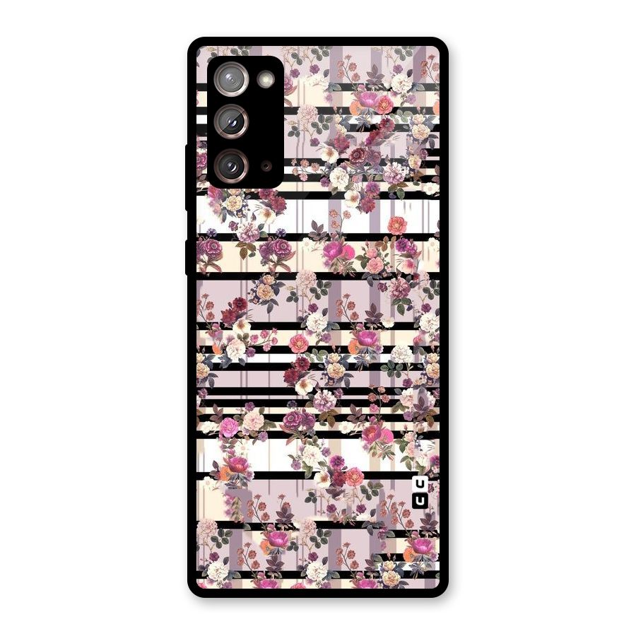 Beauty In Floral Glass Back Case for Galaxy Note 20