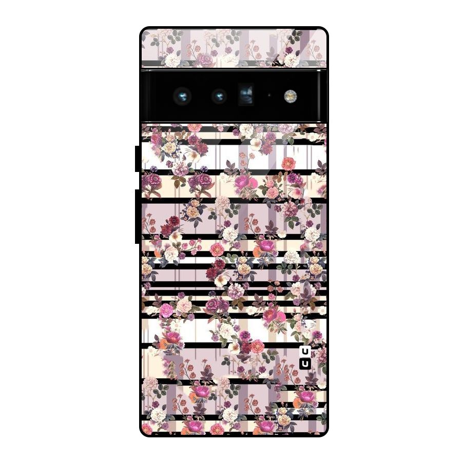 Beauty In Floral Glass Back Case for Google Pixel 6 Pro