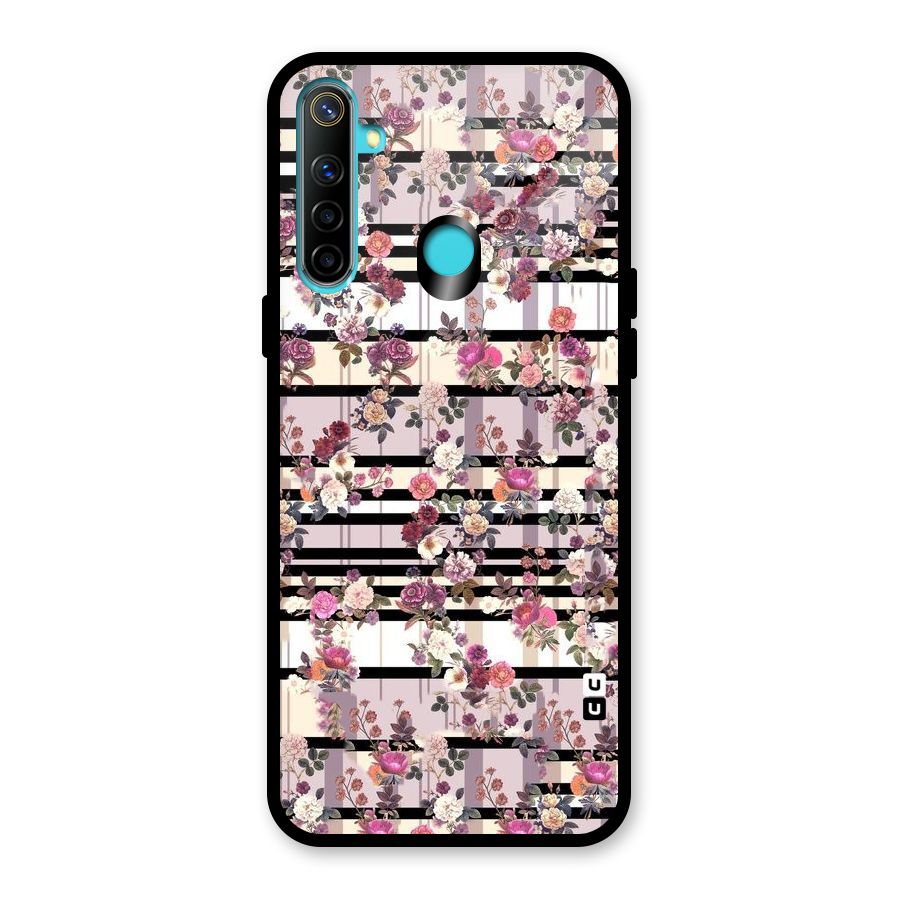Beauty In Floral Glass Back Case for Realme 5