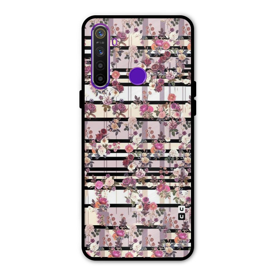 Beauty In Floral Glass Back Case for Realme 5s