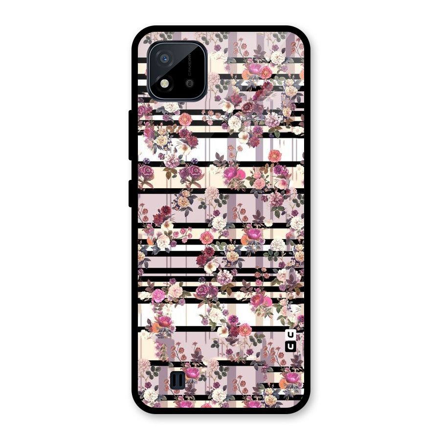 Beauty In Floral Glass Back Case for Realme C11 2021